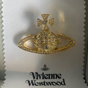 Vivienne Westwood Gold Brooch